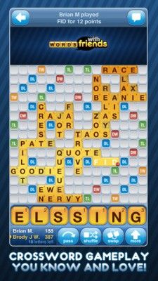 The contender - Words with friends