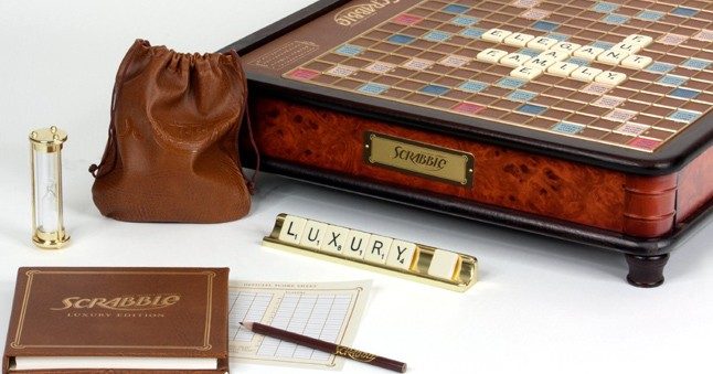 The Scrabble Luxury Edition Board Game
