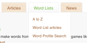 word profiles