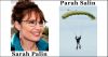 Spoonerism "Sarah Palin - Parah Salin"