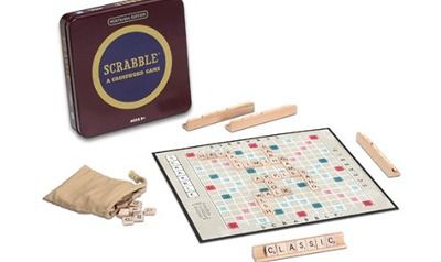 Nostalgia Tin Scrabble Game
