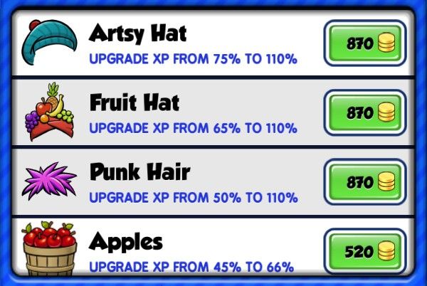 Upgrade of my Word Chums gear