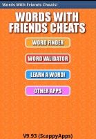 Word with freinds cheating app