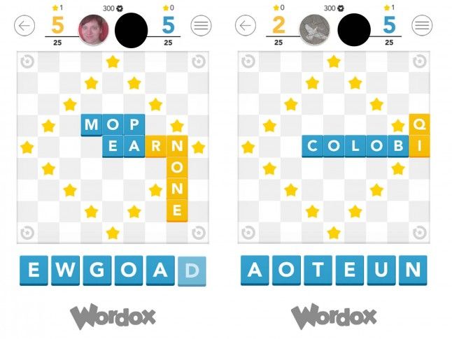 mobil version of wordox