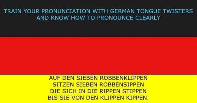 Advanced Speaking Lessons with German Tongue Twisters ...