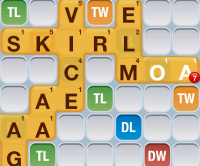 Words with only vowels in words with friends