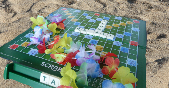 Scrabble Play in Hawaii