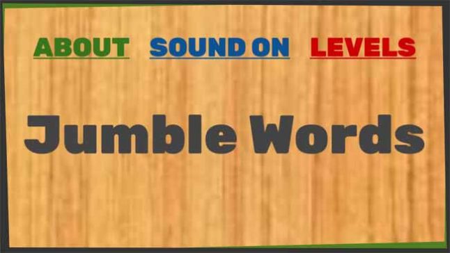 grafic in jumble words app