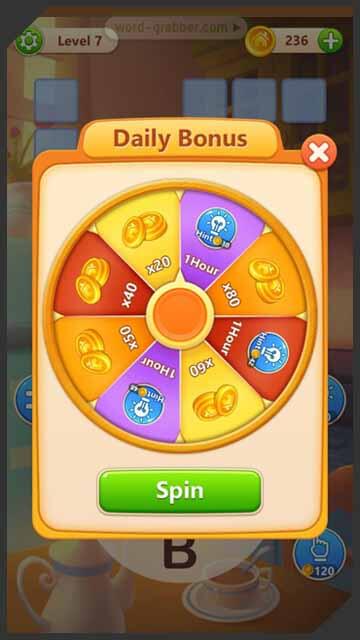 bonus wheel
