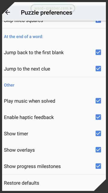app options