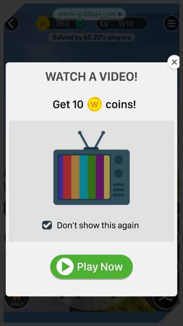 watchin video in the app