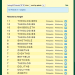 calculator words